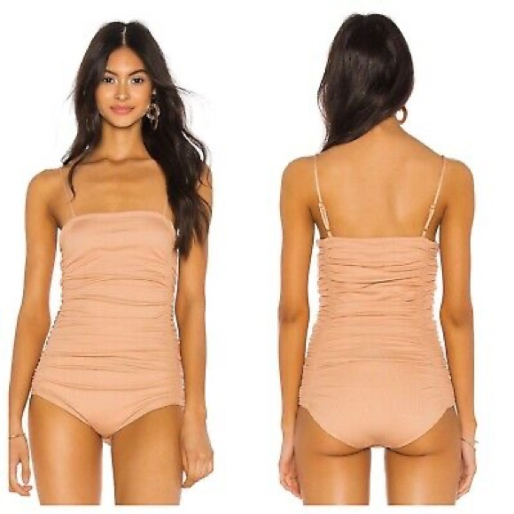 Intimately free people NWT fossil clay bodysuit size small woman
